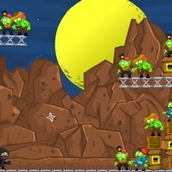 Игра Лего Ниндзя уничтожает зомби