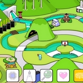 Игра Конструируем город в долине