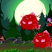 Игра Погоня за монстром в стиле Сабвей Серф