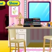 Игра Папины дочки оборудуют домашний салон красоты