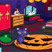 Игра Переделка комнаты на Хэллоуин