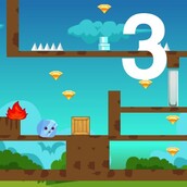 Игра Приключение Огня и Воды 3