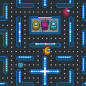 Игра Амонг Ас Злой Пакман