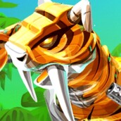 Игра Роботы Динозавры: Смилодон