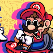 Игра Фрайдей Найт Фанкин: Марио карт