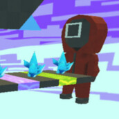 Игра Когама паркур 40 уровней: игра в кальмара