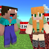 Игра Майнкрафт: Взрывная Дуэль