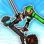 Игра Дуэль на одноколесных велосипедах