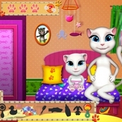 Игра Говорящая Анжела кошка