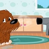 Игра Моем собачку