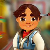 Игра Джейк из Сабвей Серф в парикмахерской