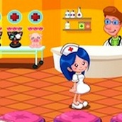 Игра Лечить домашних животных в больнице