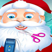 Игра Новогодняя стрижка для Санта Клауса