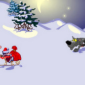 Игра Новогодняя гонка Санта Клауса