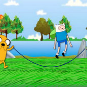 Игра Время приключений: прыжки на скакалке