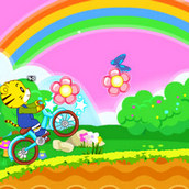 Игра Путешествие зверушек по радужной стране