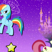 Игра Прыжки Радуги Дэш до небес