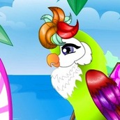 Игра Одевалка попугая