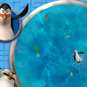 Игра Рыбалка с пингвинами Мадагаскара