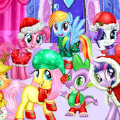 Игра Празднование Нового года в Понивиле