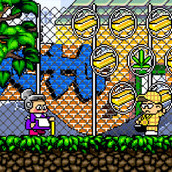 Игра Злая бабушка на страже порядка