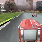 Игра 3D гонки на пожарных машинах