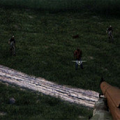 Игра Стрелялка с зомби на ферме