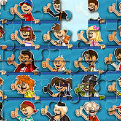 Игра Пазл: папа Луи и его команда