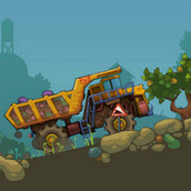 Игра Перевозка камней на грузовике