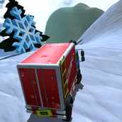 Игра Гонки на монстр-траках по снежным трассам