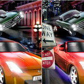 Игра Найти отличия в уличной гонке