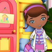 Игра Одевалка доктора Плюшевой