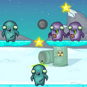 Игра Атака зомби-пингвинов