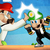Игра Марио Стрит-файтер