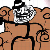 Игра Логическая стрелялка троллфейса