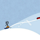 Игра Прикольный сноуборд