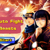 Игра Наруто сражается с монстрами