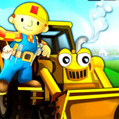 Игра Строитель Боб гоняет на тракторе