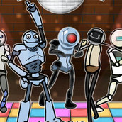 Игра Доставить головы роботам