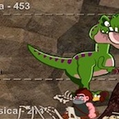 Игра Люди против динозаврова