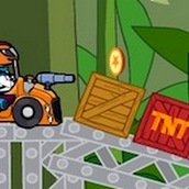 Игра Динозавры 4: устраиваем гонки