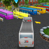 Игра Трёхмерная парковка автобуса