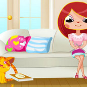 Игра Котёнок-безобразник