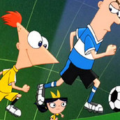 Игра Финес и Ферб: Футбольное путешествие