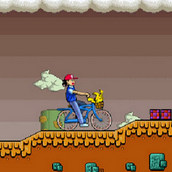 Игра Покемоны: Велосипедная прогулка Эша