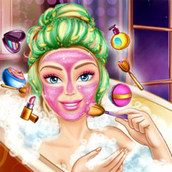 Игра Барби принимает ванну