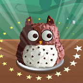 Игра Готовим еду с Сарой: Торт Сова
