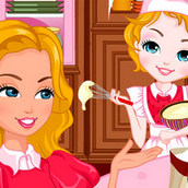 Игра Готовить еду с мамой: Торт