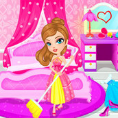 Игра Принцесса убирает во дворце