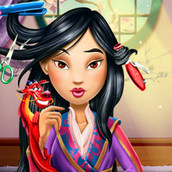 Игра Парикмахерская Мулан